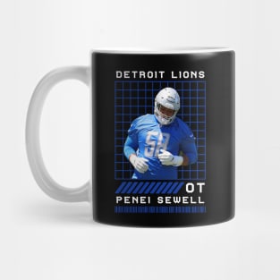 PENEI SEWELL - OT - DETROIT LIONS Mug